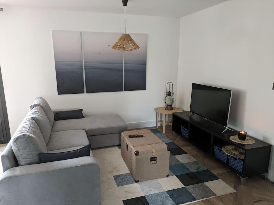 Rez De Jardin Proche Mer Арадон Екстериор снимка
